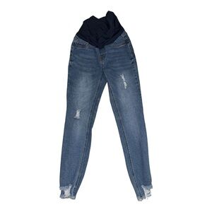 SONG maternity distressed jeans